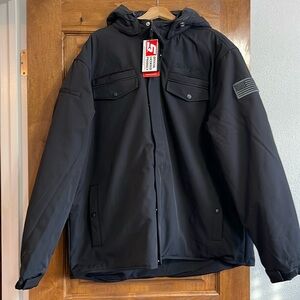 NWT-Men's Snap On Officially Licensed 2024 RA Winter Hooded Jacket Black XXL‎